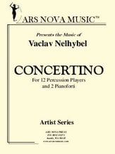 Concertino for Percussion and Two Pianoforte Score and Parts cover